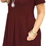 VESTIDO PLISADO DE VERANO DE TALLA GRANDE