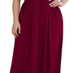 VESTIDO LARGO V-NECK CON BOLSILLOS