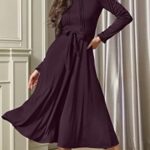 VESTIDO MIDI ELEGANTE CON BOLSILLOS