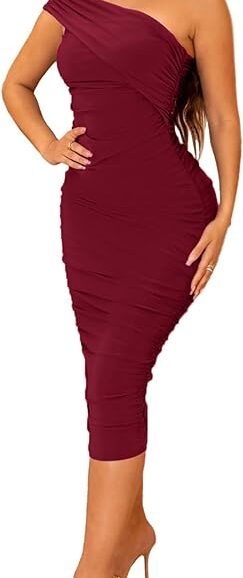 VESTIDO MIDI SEXY PARA FIESTA NOCTURNA CLUB COCTEL