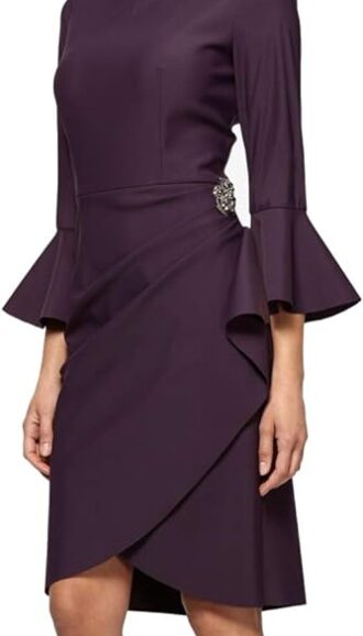 VESTIDO CORTO ADELGAZANTE DE TALLA GRANDE