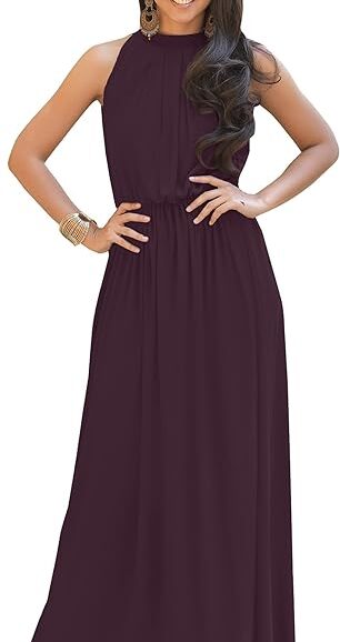 VESTIDO DE VERANO FORMAL SIN MANGAS