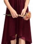 VESTIDO SEMIFORMAL ACAMPANADO DE GASA PARA NINAS