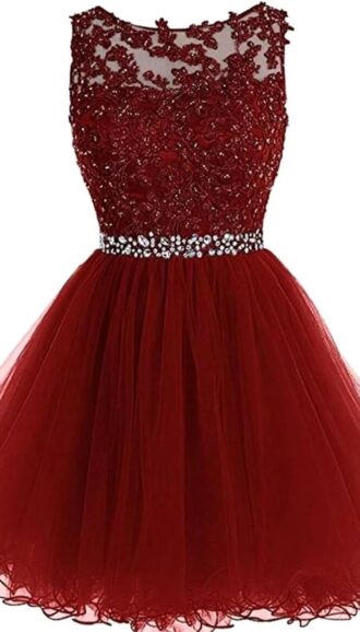 VESTIDO CORTO DE TUL PARA BAILE FIESTA O GRADUACION