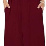 MAXIVESTIDO VERANIEGO SIN MANGAS HOLGADO CON BOLSILLOS COLOR VINO