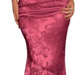 VESTIDO LARGO DE SATEN PARA FIESTA DE NOCHE