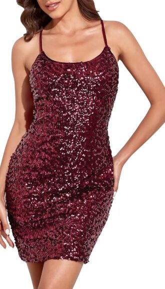 MINI VESTIDO DE FIESTA CON LENTEJUELAS