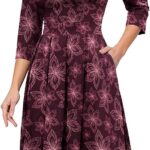 VESTIDO ELEGANTE DE NOCHE MIDI