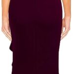 VESTIDO LARGO DE COCTEL ESTILO SIRENA CON ABERTURA