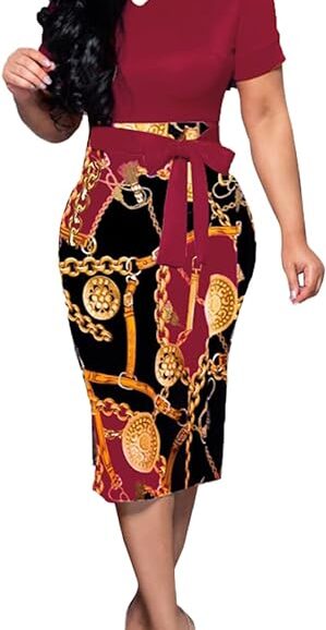 VESTIDO MIDI AJUSTADO CON ESTAMPADO FLORAL VINO
