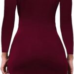 VESTIDO MIDI AJUSTADO SEXY PARA INVITADOS DE BODA